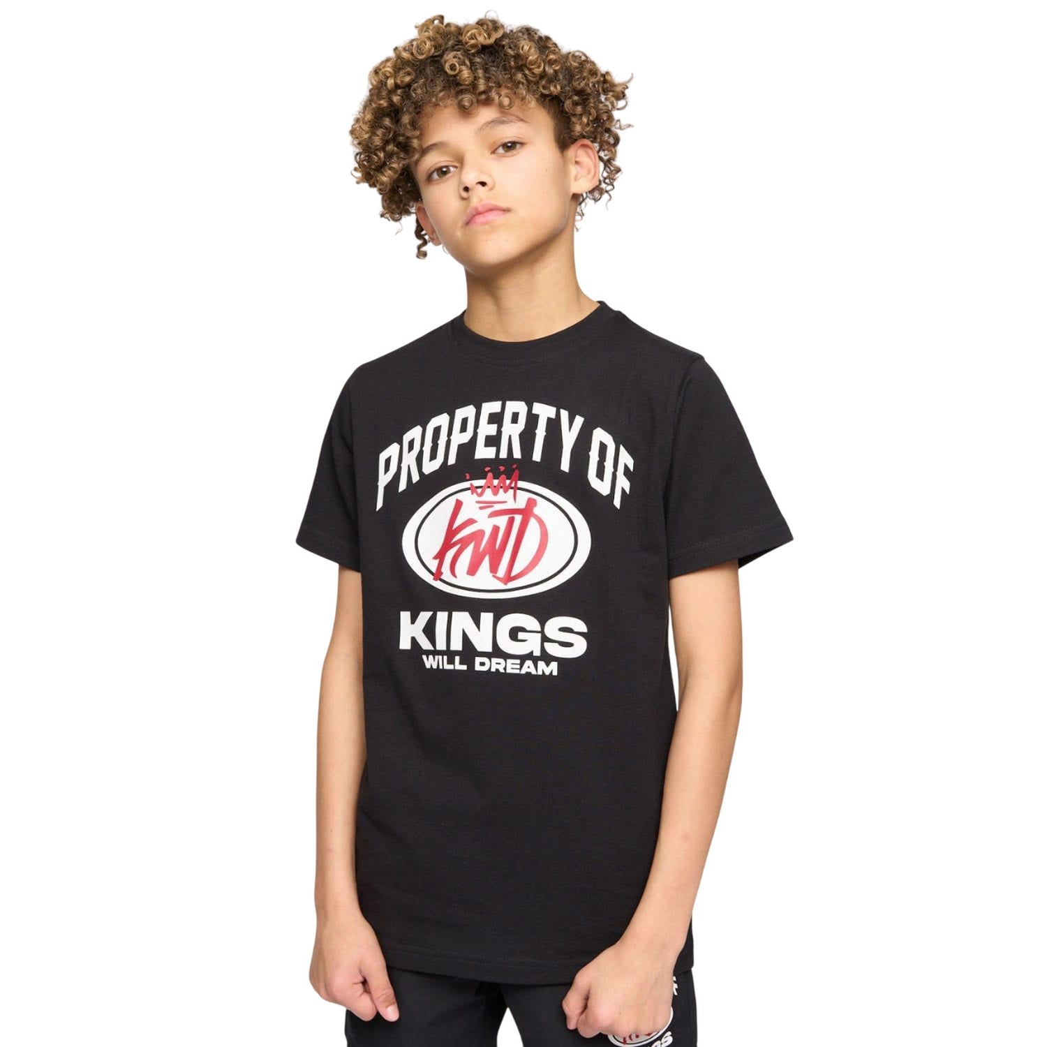 Black - Front - Kings Will Dream Boys Prop T-Shirt