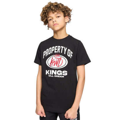 Black - Front - Kings Will Dream Boys Prop T-Shirt
