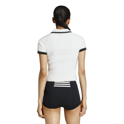 White - Back - Adidas Womens-Ladies Originals Polo Shirt