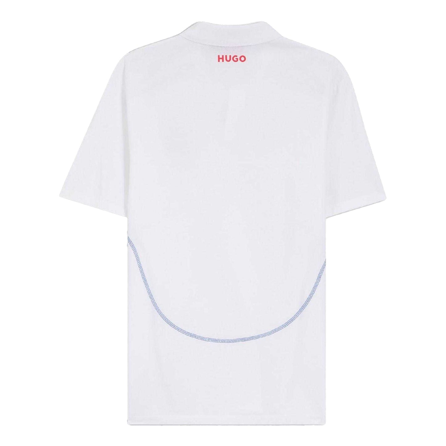 White - Back - Hugo Mens Visa Cash App Racing Bulls F1 Polo Shirt