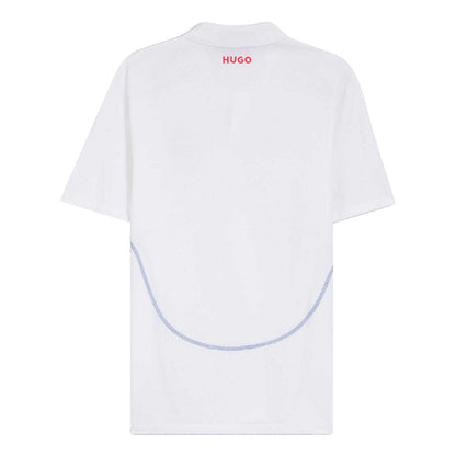 White - Back - Hugo Mens Visa Cash App Racing Bulls F1 Polo Shirt