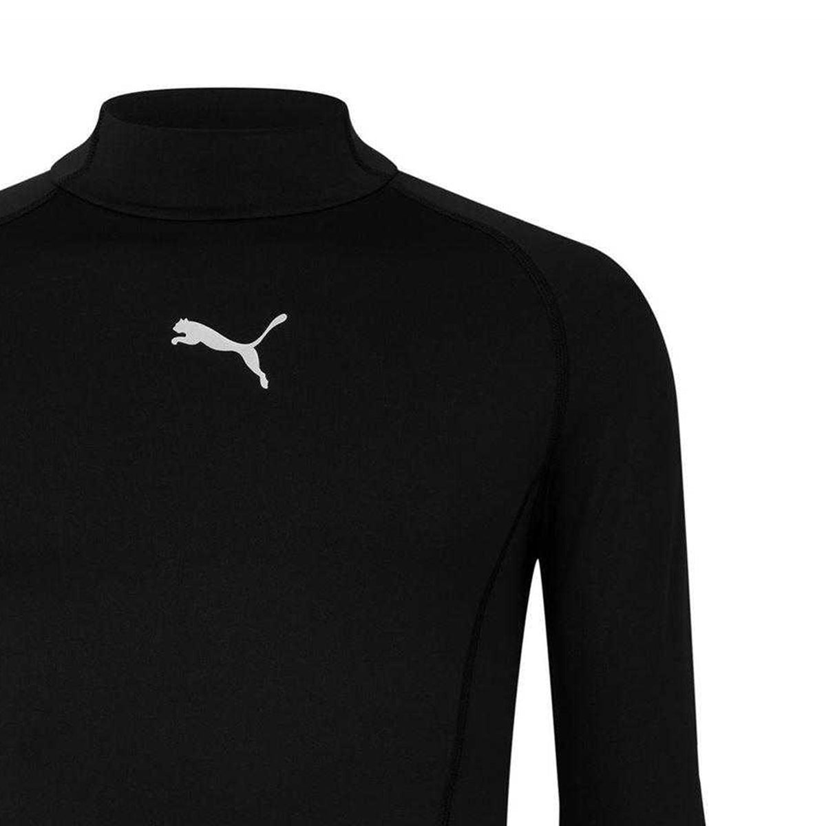 Black - Side - Puma Mens Liga Thermal Snug Fit T-Shirt