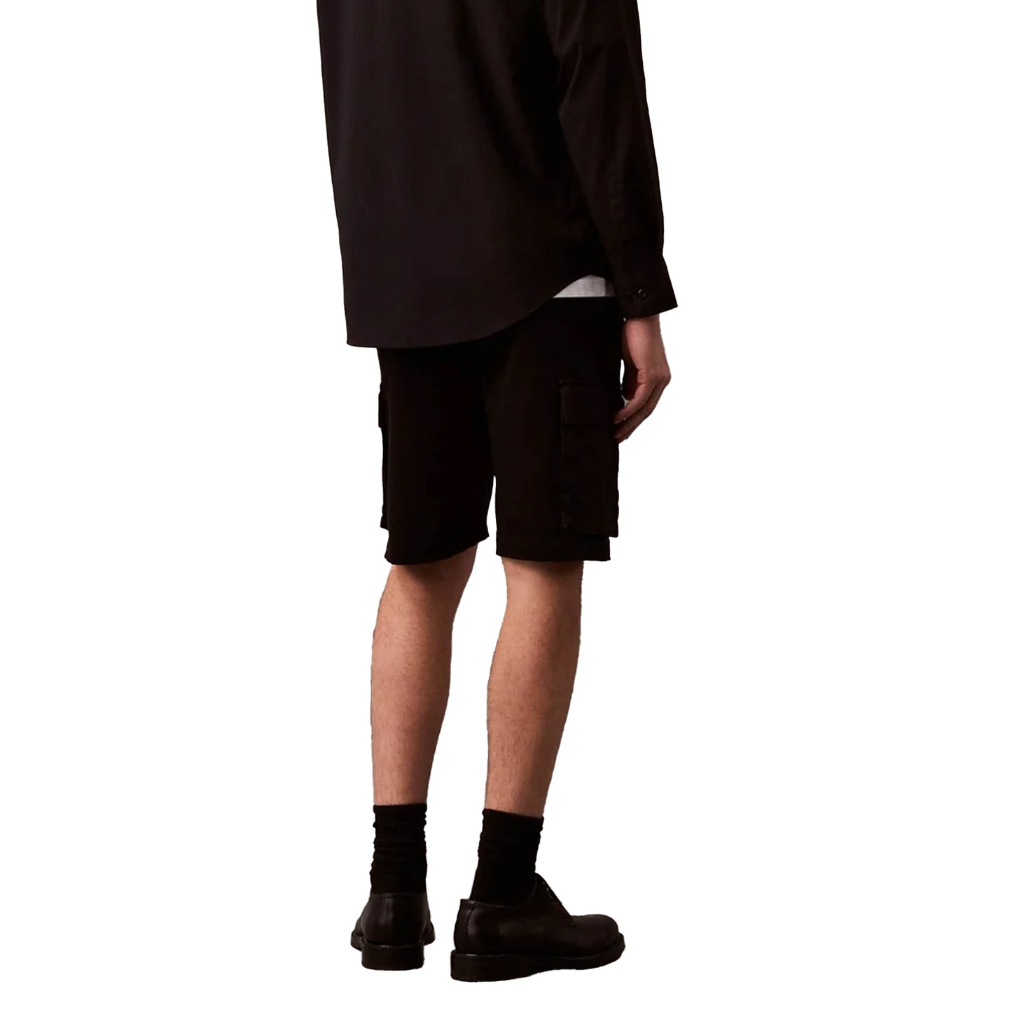 Dusty Olive - Front - Calvin Klein Mens Cargo Shorts