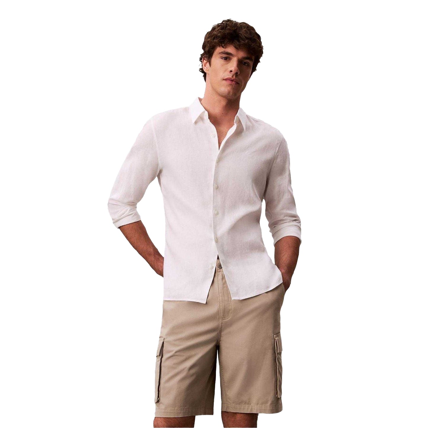 Vintage Khaki - Lifestyle - Calvin Klein Mens Cargo Shorts