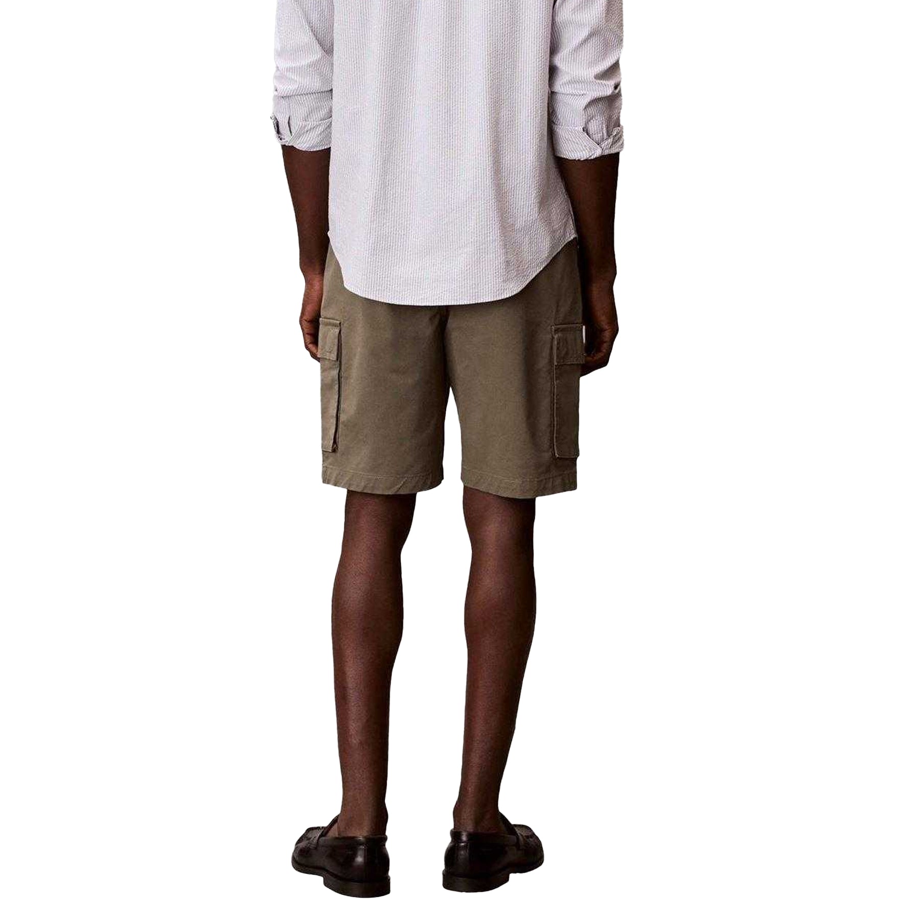 Black - Pack Shot - Calvin Klein Mens Cargo Shorts