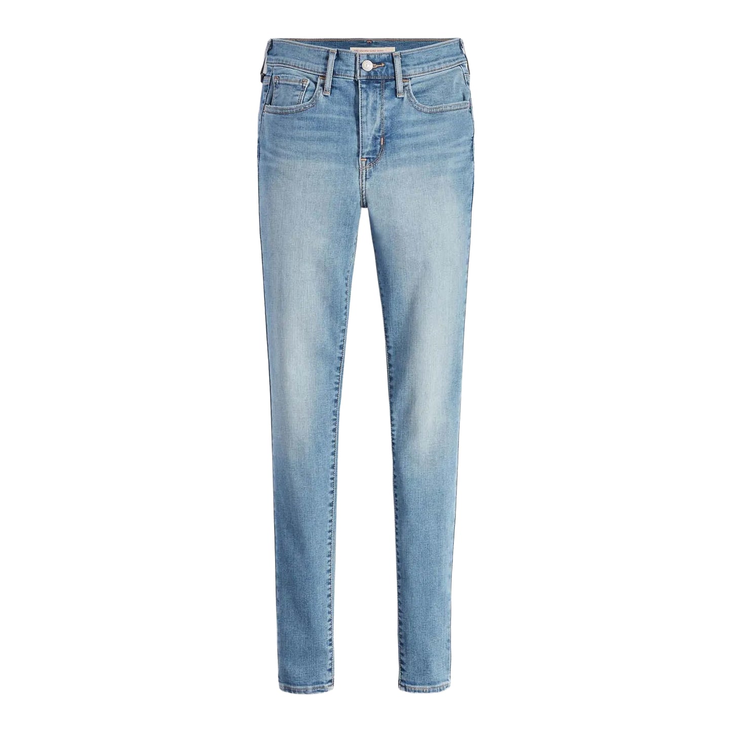 Light Blue - Front - Levis Womens-Ladies Rise Super Skinny Jeans