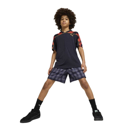 New French Navy - Pack Shot - Puma Childrens-Kids Road To Unity Relaxed Fit Football Jersey