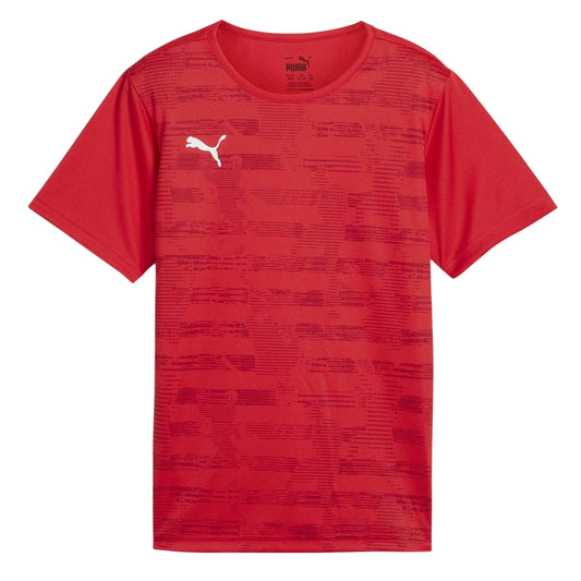 Red - Front - Puma Childrens-Kids Individualrise Short-Sleeved T-Shirt