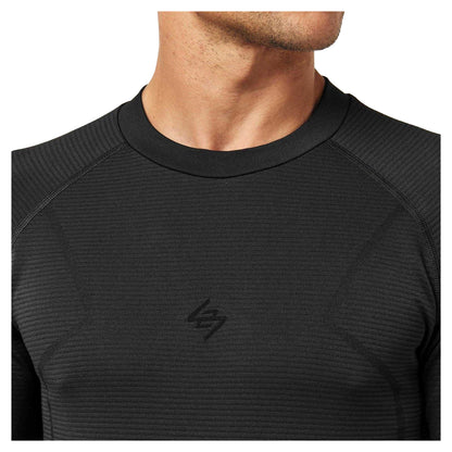 Black - Side - Represent Mens 247 Long-Sleeved T-Shirt