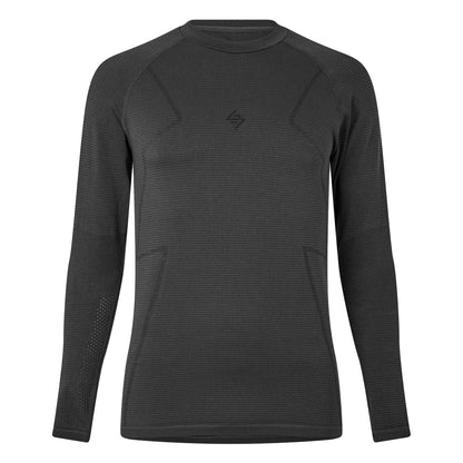 Black - Front - Represent Mens 247 Long-Sleeved T-Shirt