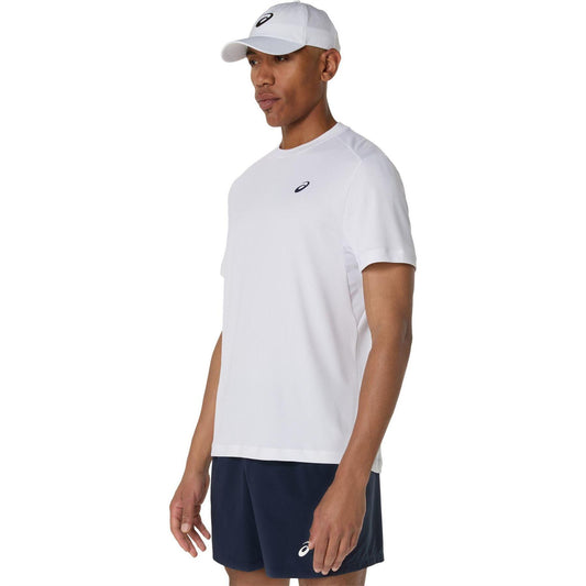 Brilliant White - Front - Asics Mens Performance Tennis T-Shirt