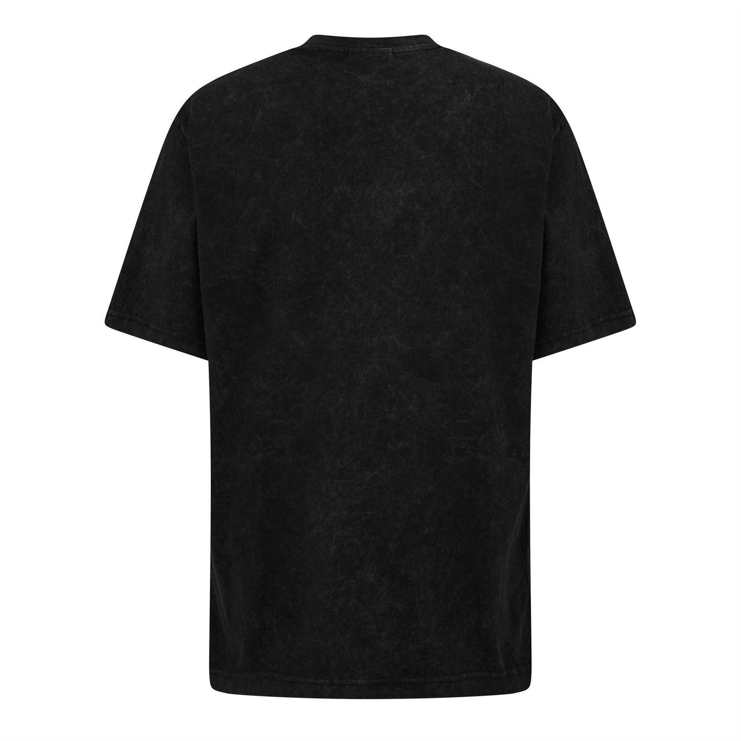 Black - Back - Daily Paper Mens Washed Out Logo T-Shirt
