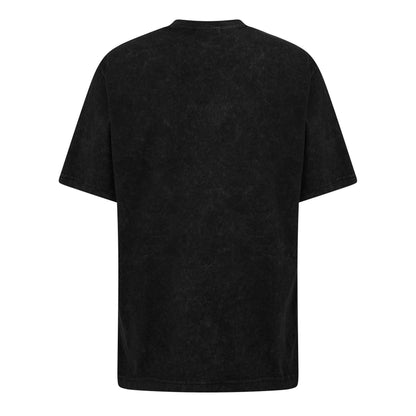 Black - Back - Daily Paper Mens Washed Out Logo T-Shirt