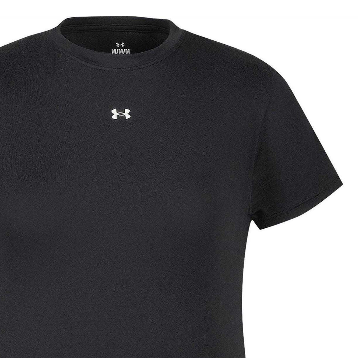 Black - Side - Under Armour Womens-Ladies Motion T-Shirt