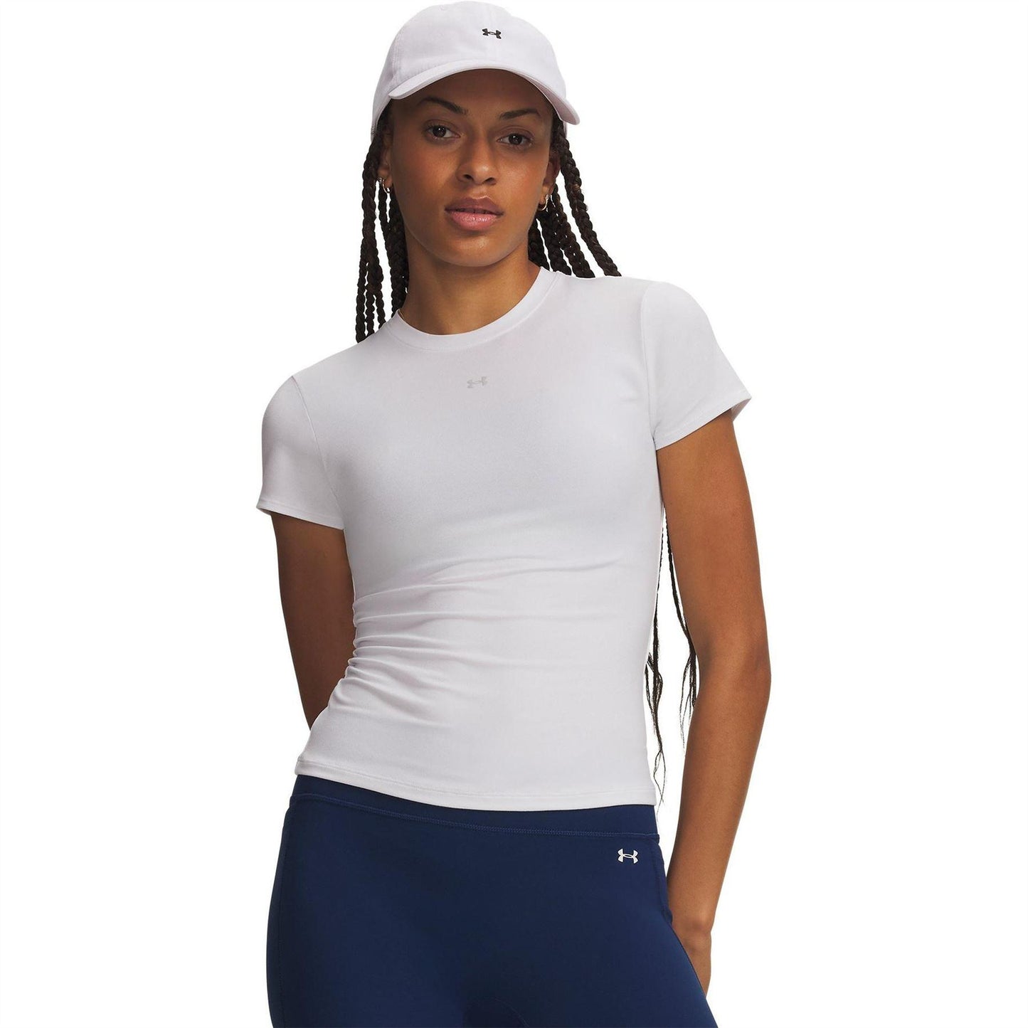 White - Front - Under Armour Womens-Ladies Motion T-Shirt