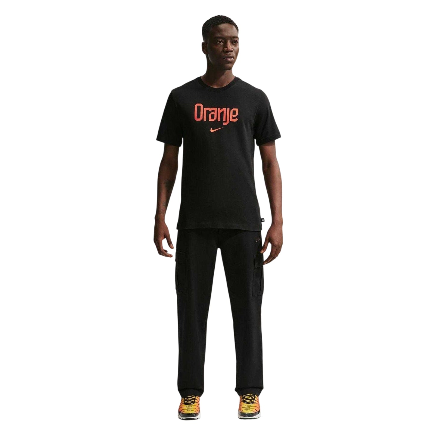 Black - Lifestyle - Nike Mens Team Netherlands FC Short-Sleeved T-Shirt