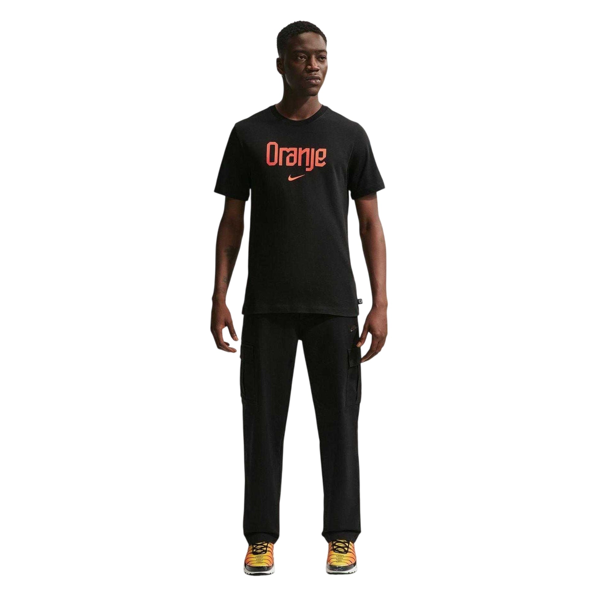 Black - Lifestyle - Nike Mens Team Netherlands FC Short-Sleeved T-Shirt