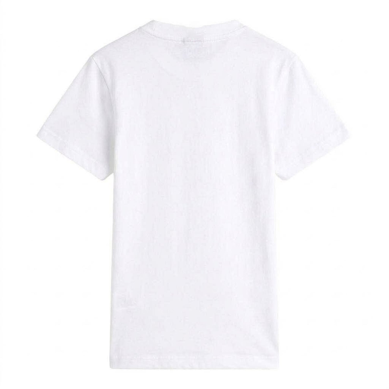 White - Back - Tommy Hilfiger Childrens-Kids Monogram Cotton T-Shirt