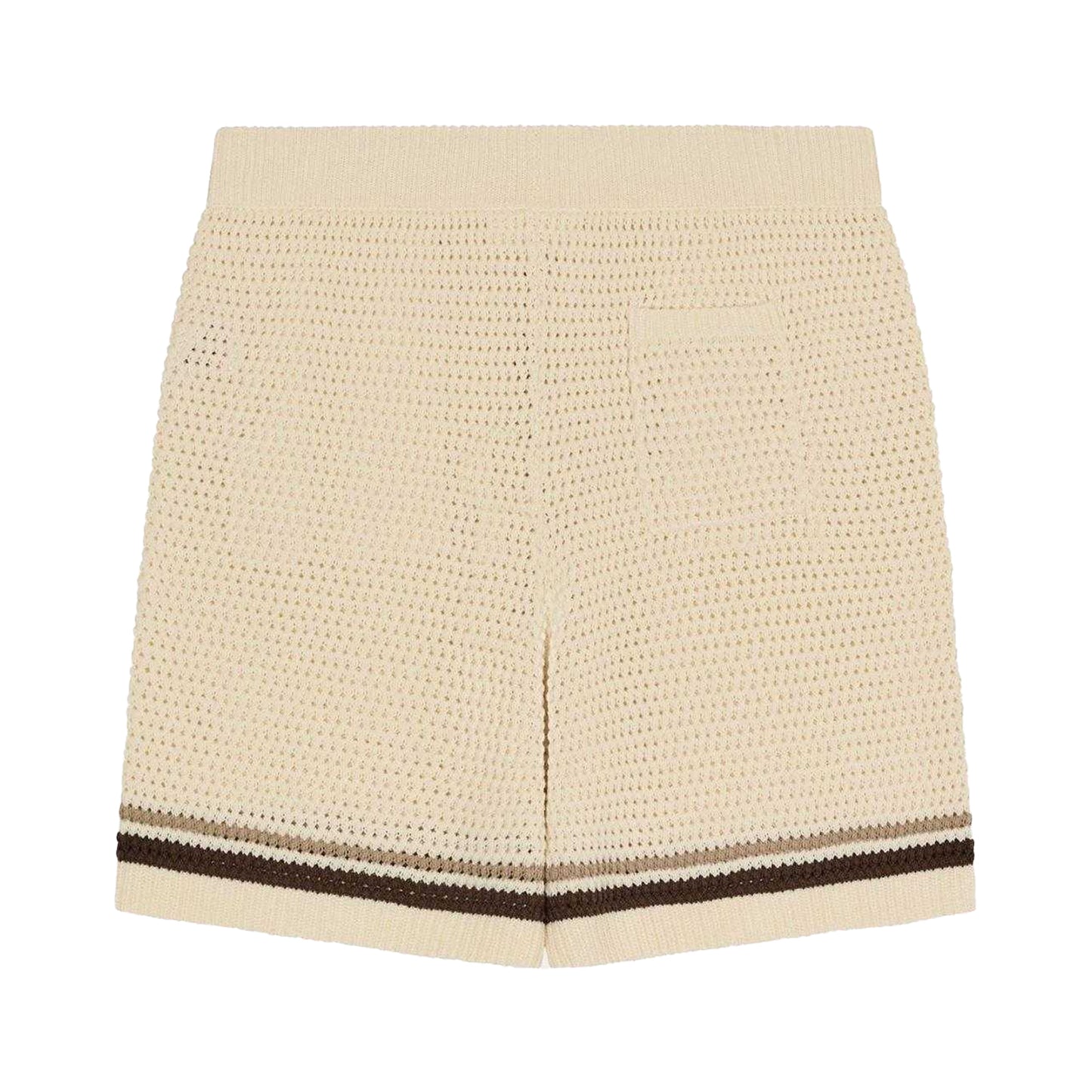 Off White - Back - Moncler Mens Woven Lightweight Track Shorts