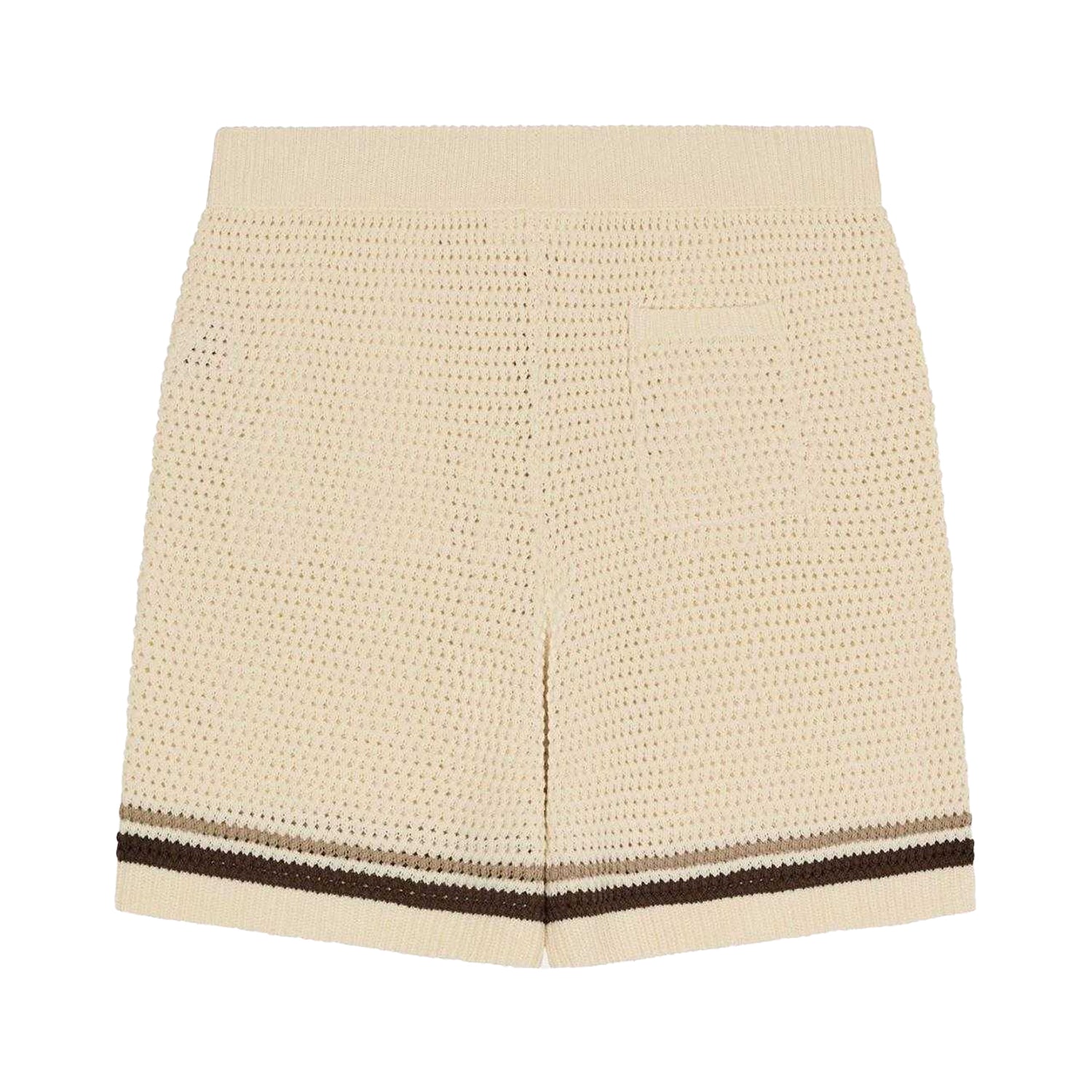 Off White - Back - Moncler Mens Woven Lightweight Track Shorts