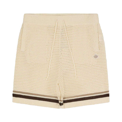 Off White - Front - Moncler Mens Woven Lightweight Track Shorts