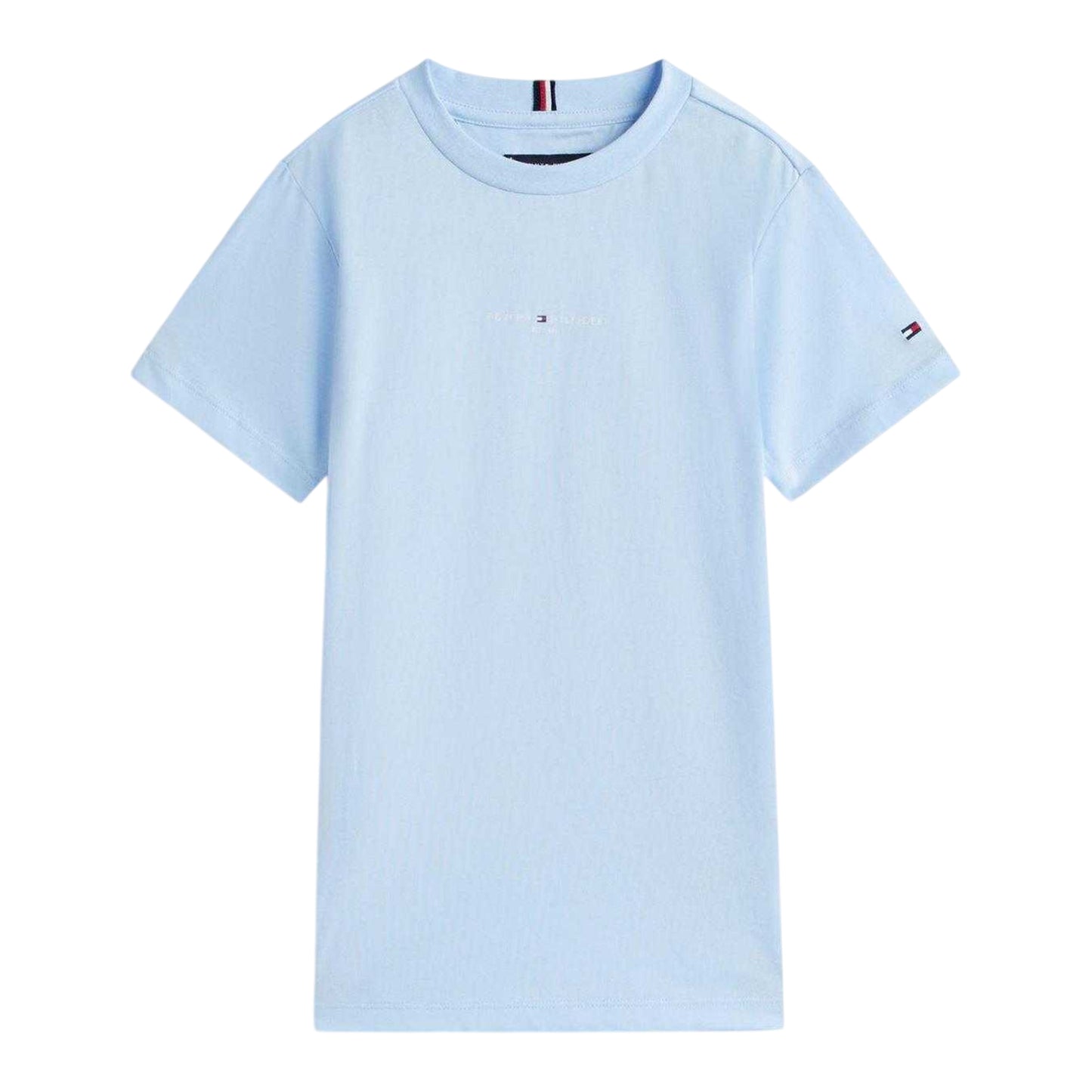 Sweet Blue - Back - Tommy Hilfiger Childrens-Kids Short-Sleeved T-Shirt & Shorts Set