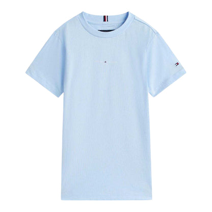 Sweet Blue - Back - Tommy Hilfiger Childrens-Kids Short-Sleeved T-Shirt & Shorts Set