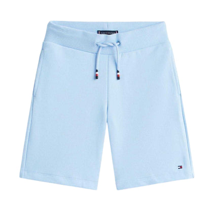 Sweet Blue - Side - Tommy Hilfiger Childrens-Kids Short-Sleeved T-Shirt & Shorts Set