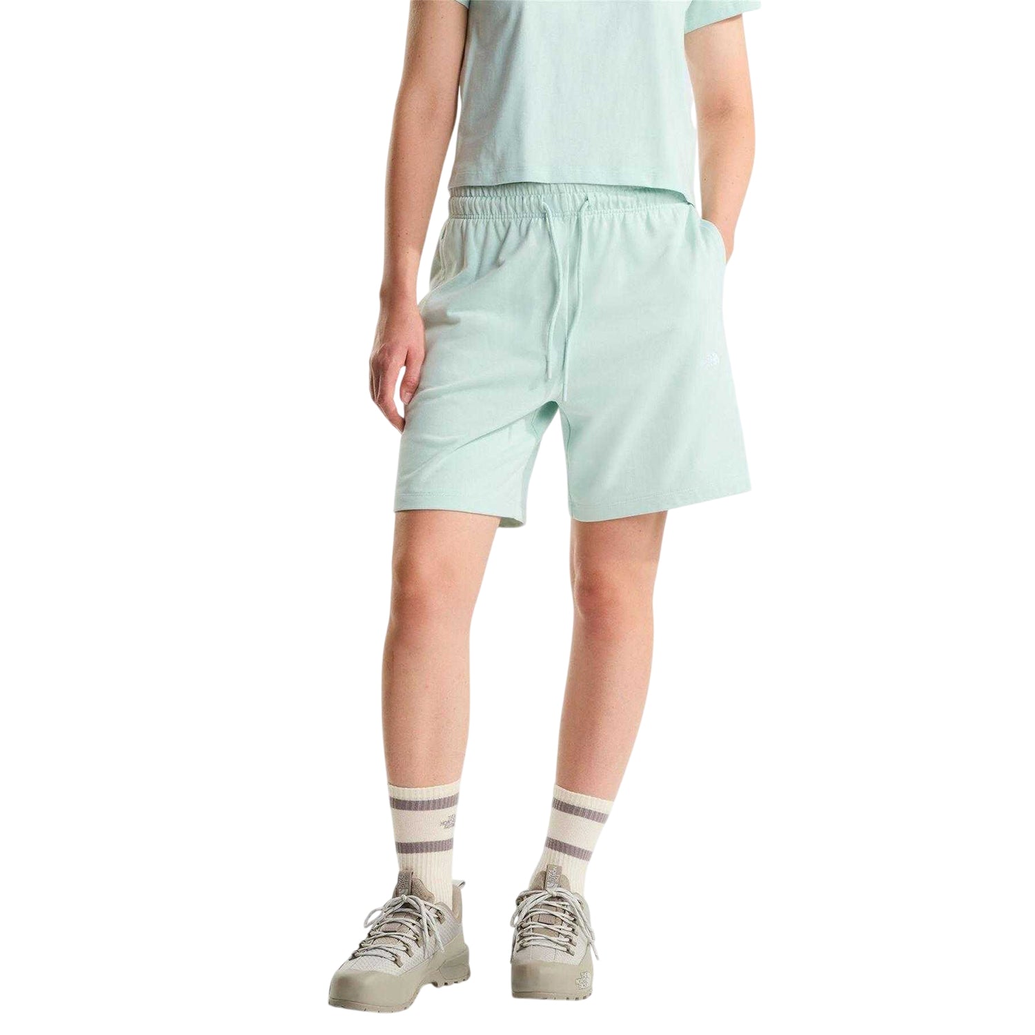Opal - Side - The North Face Womens-Ladies Essential Lightweight Shorts