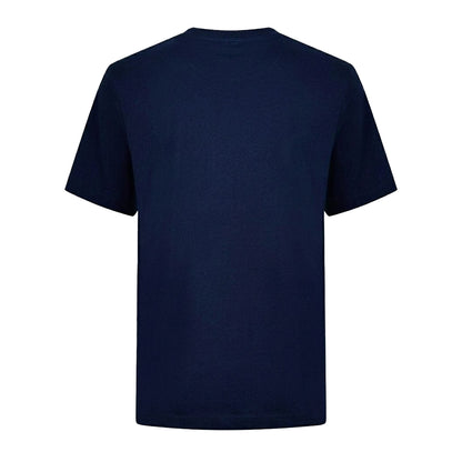Navy - Back - Lacoste Mens Croc Pyjama Top