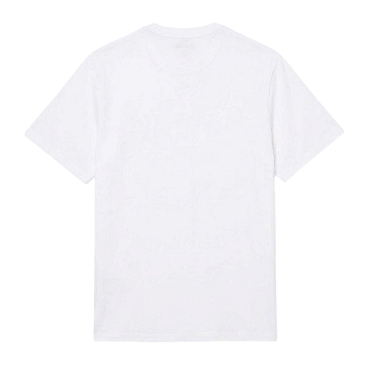 White - Back - Lacoste Mens Croc Pyjama Top