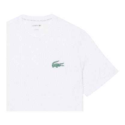 White - Side - Lacoste Mens Croc Pyjama Top