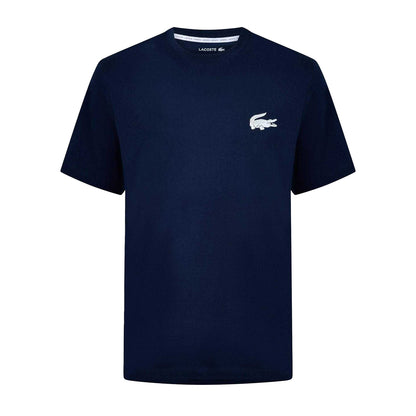 Navy - Front - Lacoste Mens Croc Pyjama Top