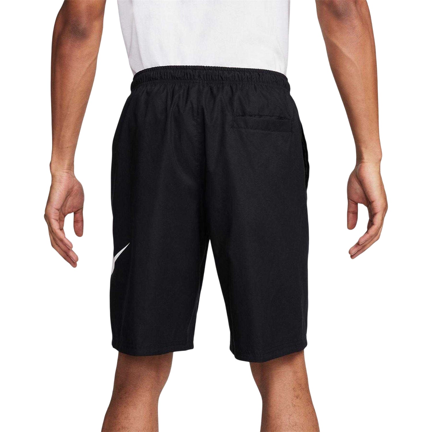 Black - Back - Nike Mens Club Relaxed Fit Shorts