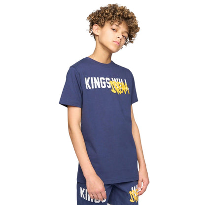 Navy - Lifestyle - Kings Will Dream Boys Tagged T-Shirt