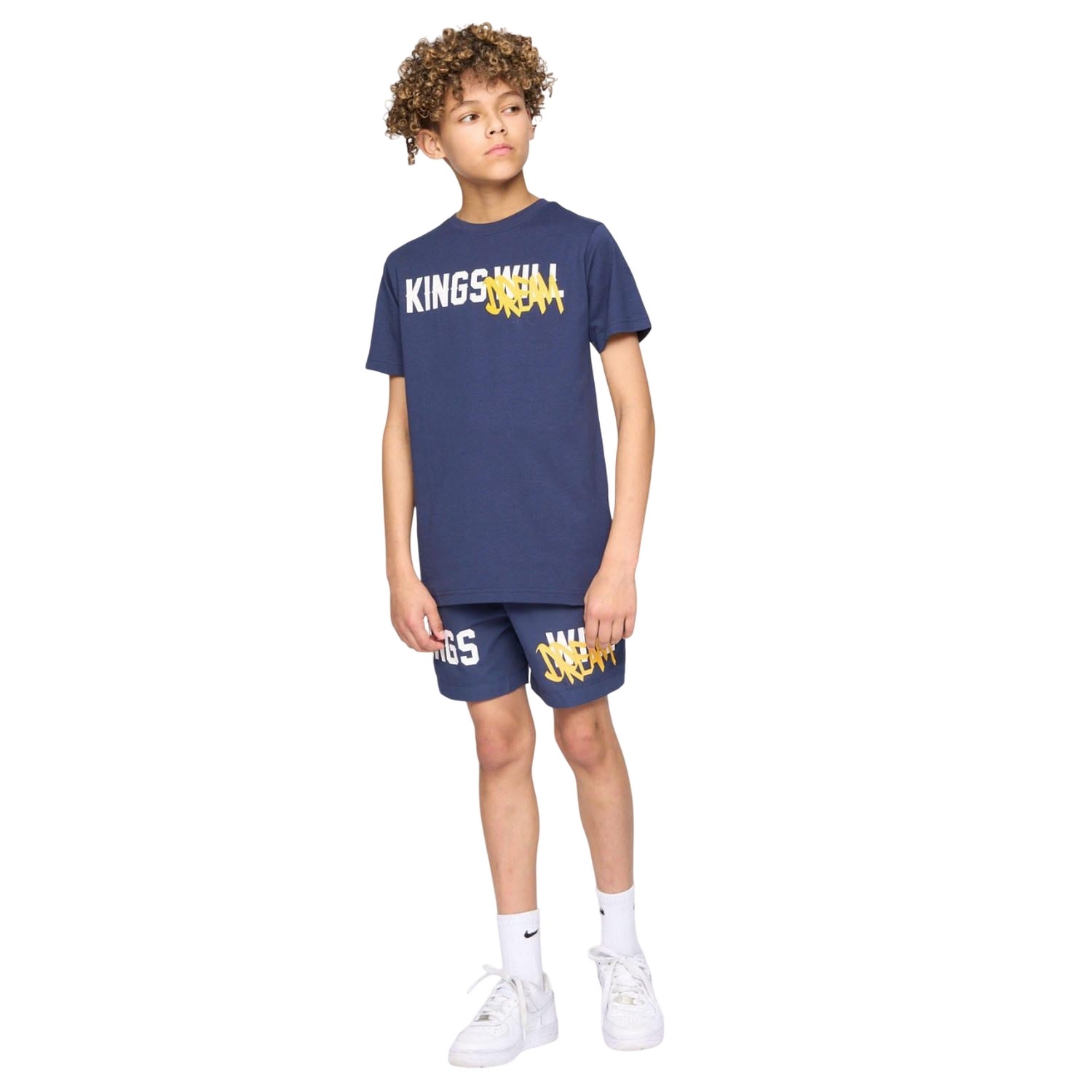 Navy - Pack Shot - Kings Will Dream Boys Tagged T-Shirt