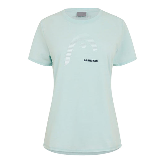 Sky Blue - Front - Head Womens-Ladies Club Lara Regular Short-Sleeved T-Shirt