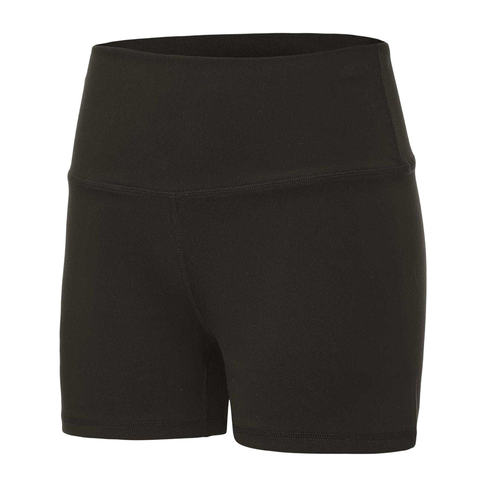Brown - Side - LA Gear Womens-Ladies Essential Shorts