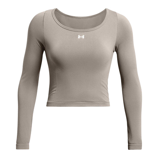 Frost Gray - Front - Under Armour Womens-Ladies Vanish Long-Sleeved T-Shirt