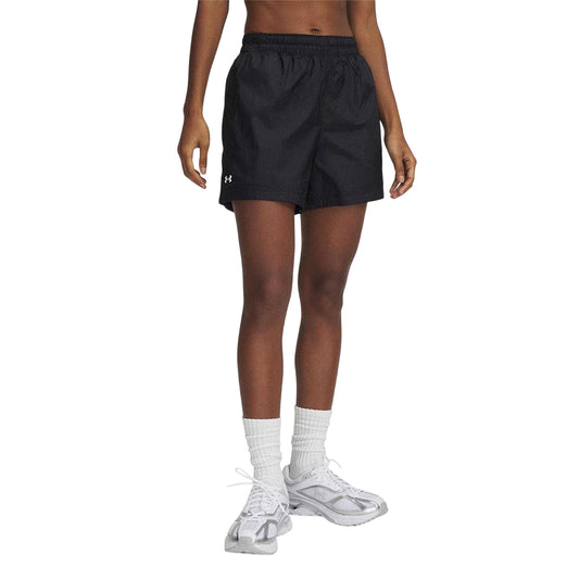 Black - Front - Under Armour Womens-Ladies Rival Durable Workout Shorts