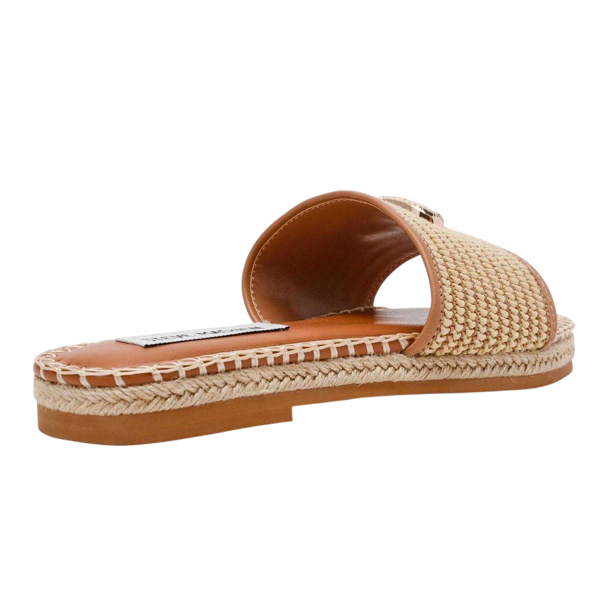 Natural Beige - Back - Steve Madden Womens-Ladies Tropics Flat Heel Sandals