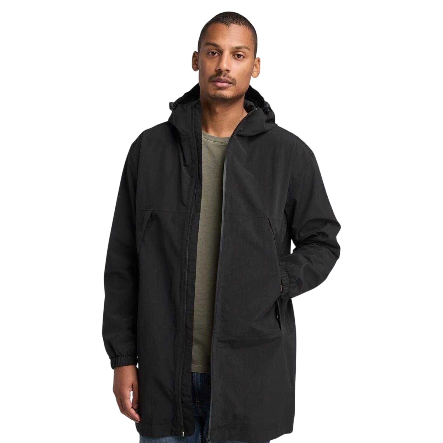 Black - Back - Timberland Mens Winnick Hooded Parka