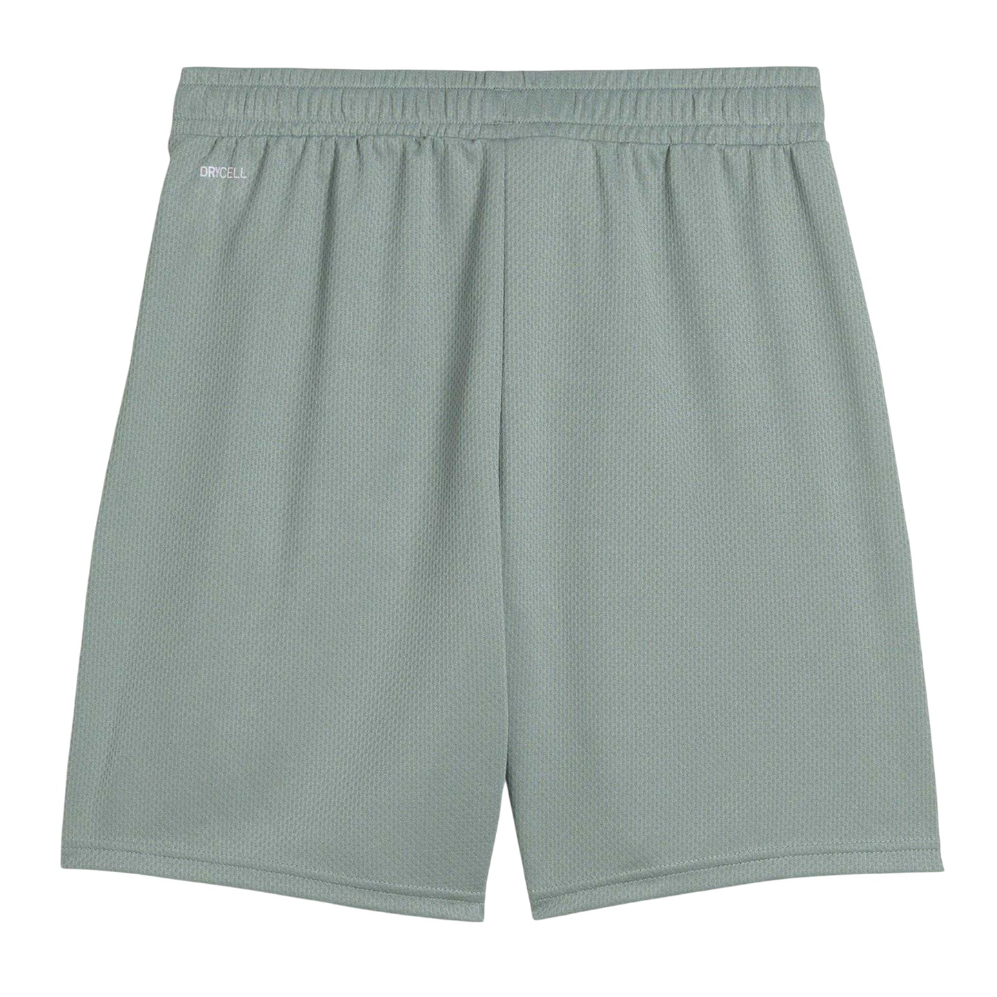 Green - Back - Puma Childrens-Kids Active Graphic Print Elasticated Waist Shorts
