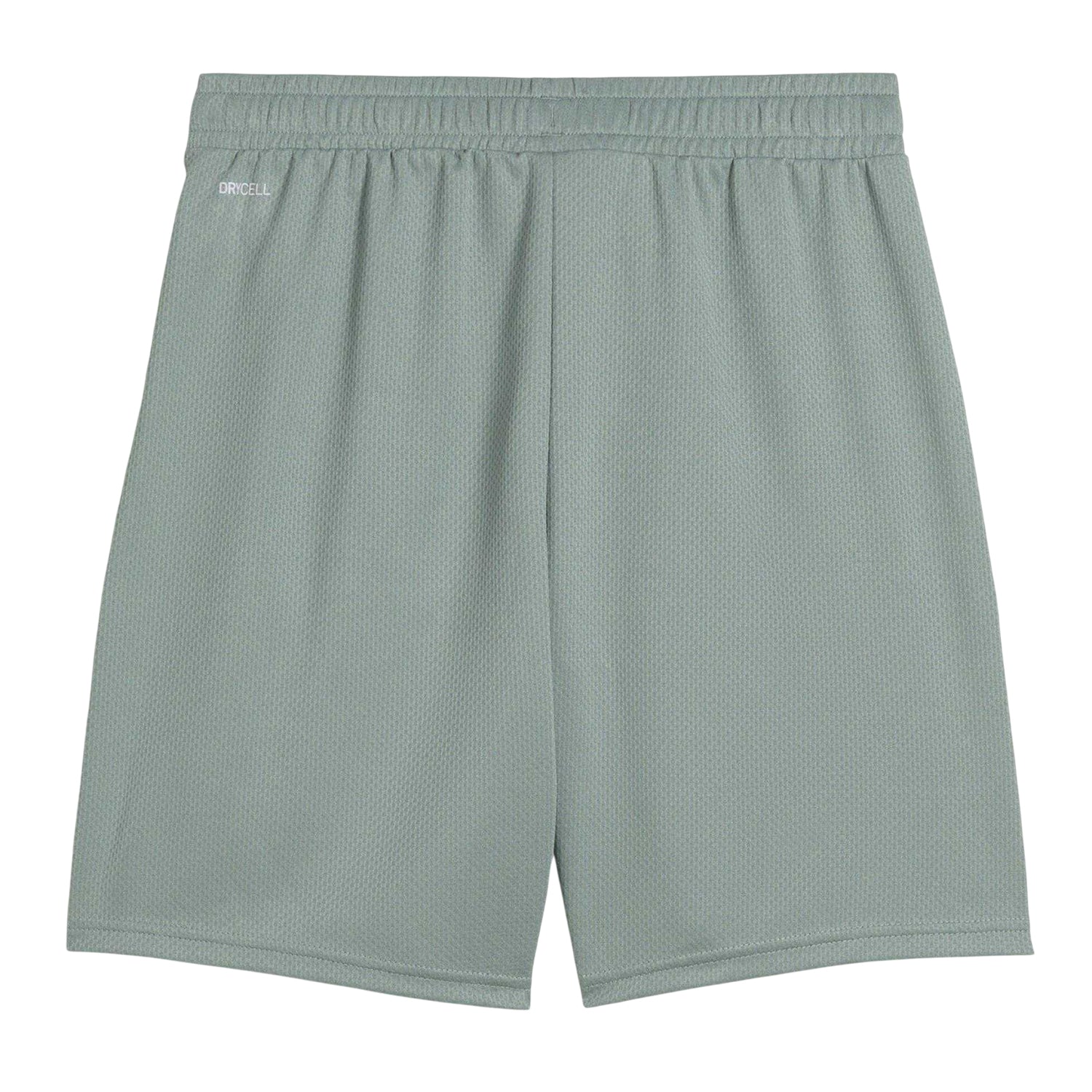 Green - Back - Puma Childrens-Kids Active Graphic Print Elasticated Waist Shorts