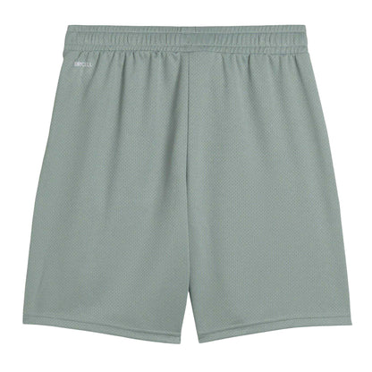 Green - Back - Puma Childrens-Kids Active Graphic Print Elasticated Waist Shorts