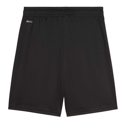 Puma Black - Back - Puma Childrens-Kids Active Graphic Print Elasticated Waist Shorts