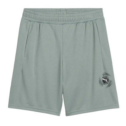 Green - Front - Puma Childrens-Kids Active Graphic Print Elasticated Waist Shorts