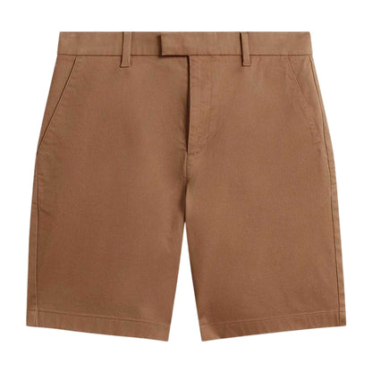 Tan - Front - Ted Baker Mens Tailored Chino Shorts