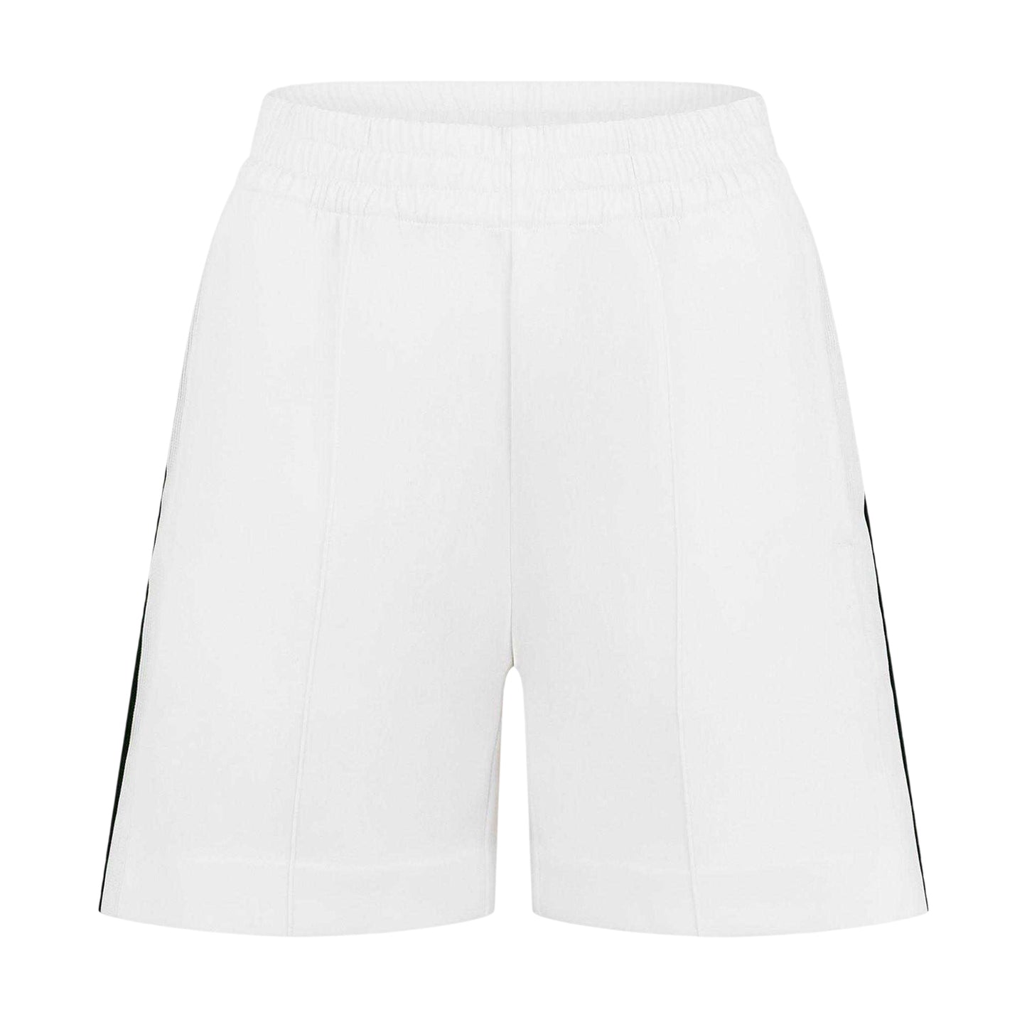 White - Front - PE Nation Womens-Ladies Prelude Woven Relaxed Fit Track Shorts