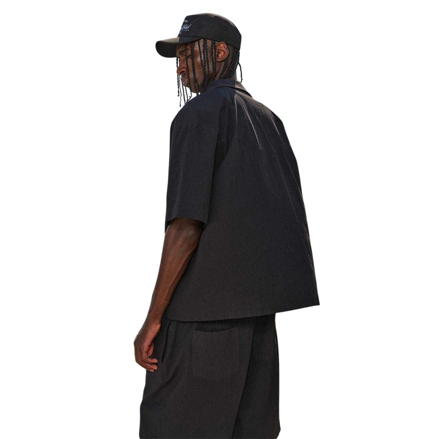 Black - Lifestyle - Couture Club Mens Lightweight Relaxed Fit Shirt